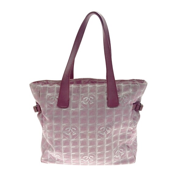 Chanel Handbags - CHANEL Travel Line Tote Nylon Bag Pink